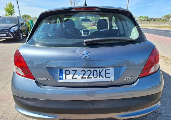 Peugeot 207 cena 12900 przebieg: 203000, rok produkcji 2010 z Trzciel małe 106